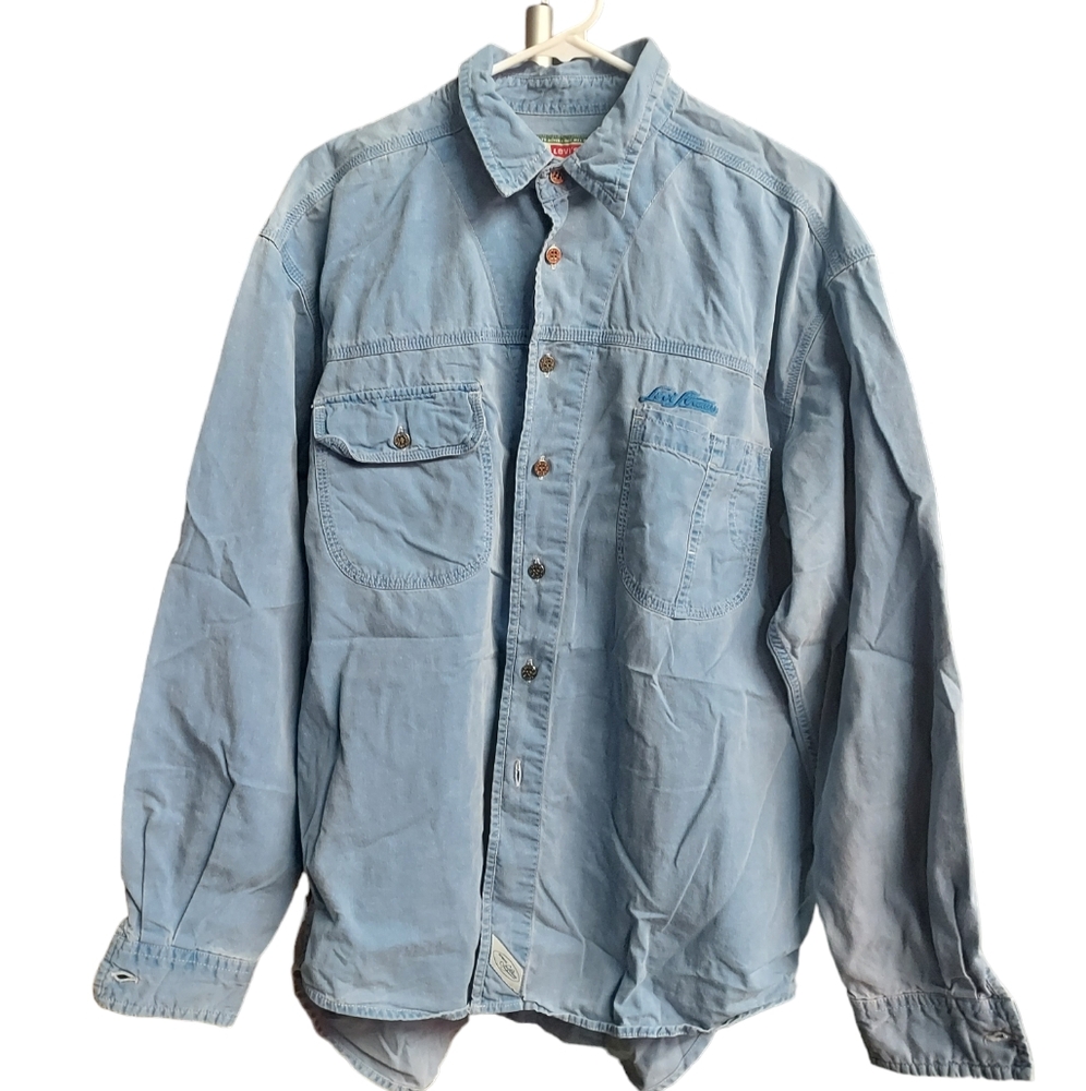Levi's men's denim long sleeve shirt L